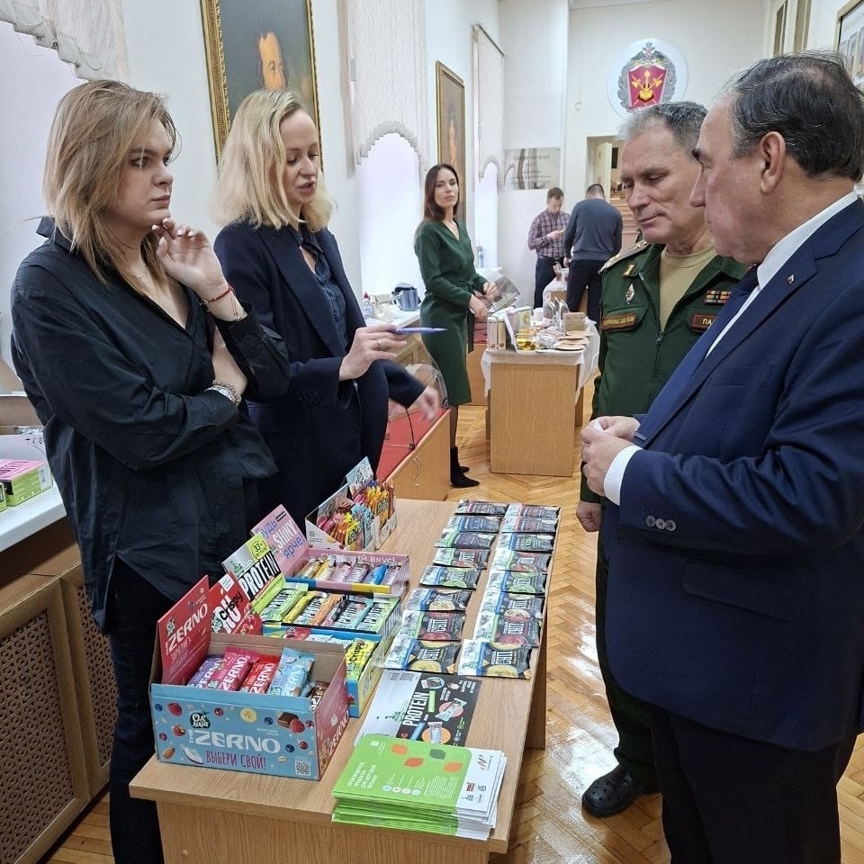 Функциональные хлебопродукты для военнослужащих представили на конференции в Военной академии