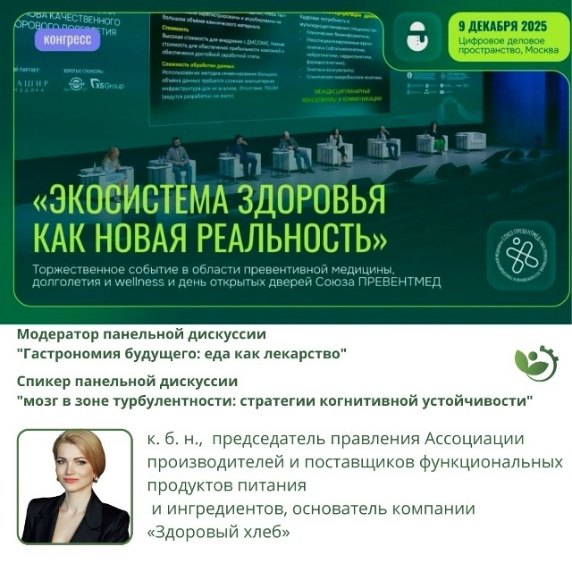 9 декабря 2025 года. Конгресс "Экосистема здоровья как новая реальность".