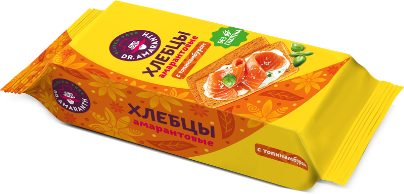 Хлебцы "Dr.AMARANTH" амарантовые с топинамбуром